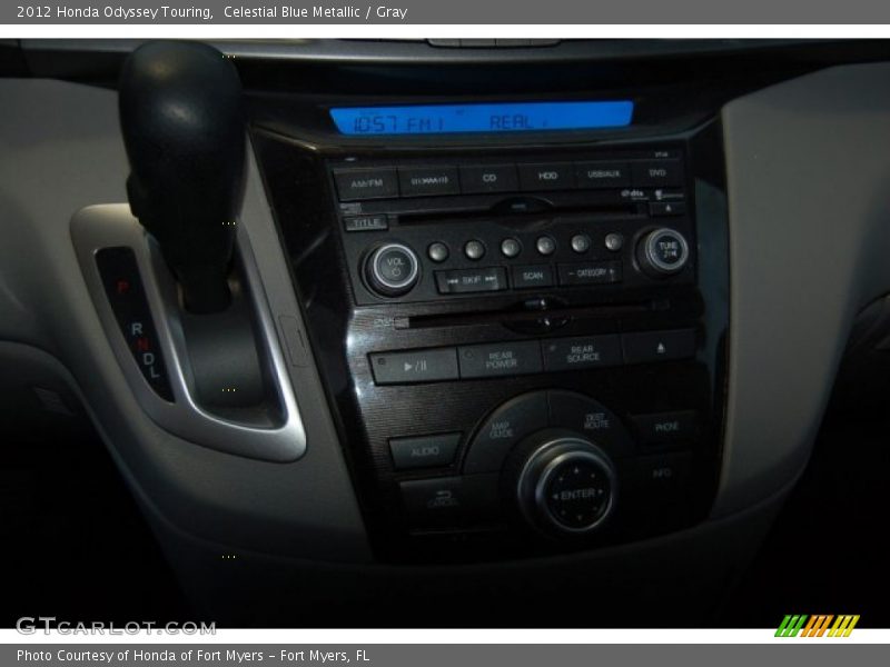 Celestial Blue Metallic / Gray 2012 Honda Odyssey Touring