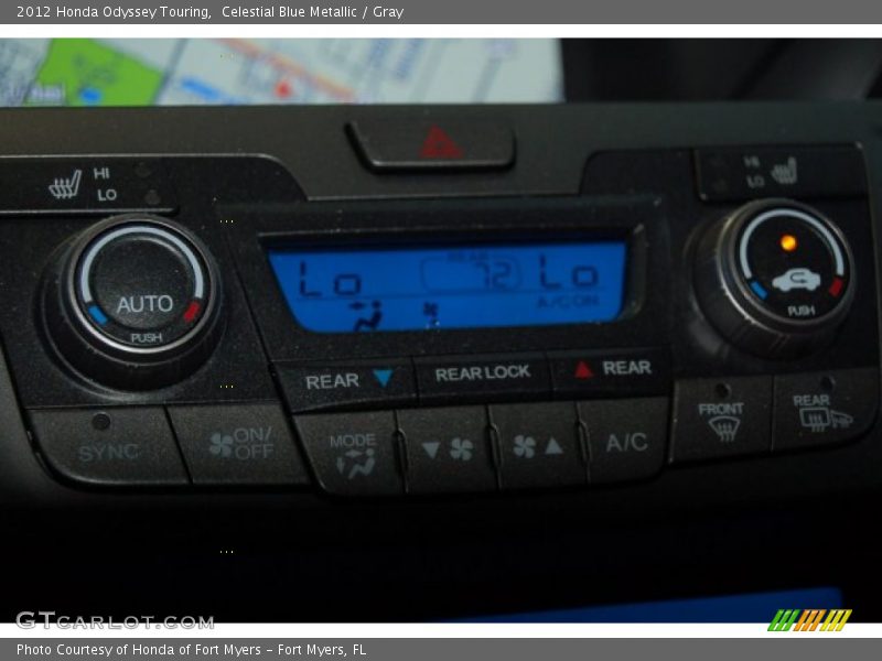 Celestial Blue Metallic / Gray 2012 Honda Odyssey Touring