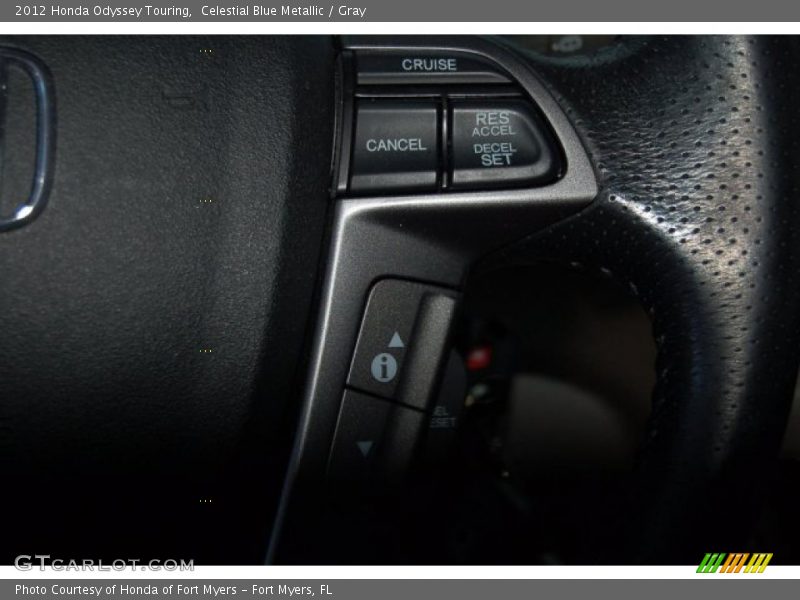 Celestial Blue Metallic / Gray 2012 Honda Odyssey Touring