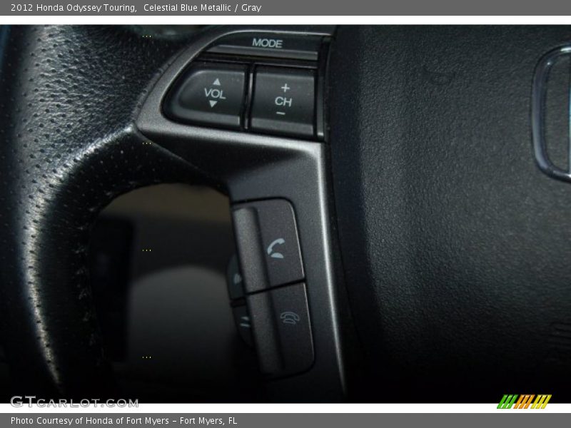 Celestial Blue Metallic / Gray 2012 Honda Odyssey Touring
