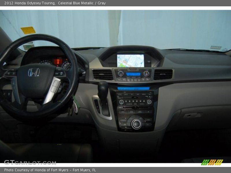 Celestial Blue Metallic / Gray 2012 Honda Odyssey Touring