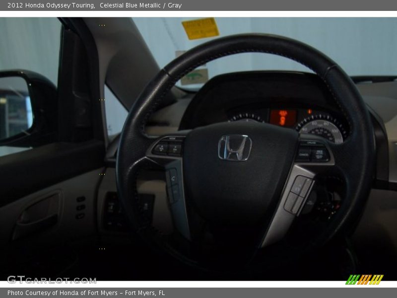 Celestial Blue Metallic / Gray 2012 Honda Odyssey Touring