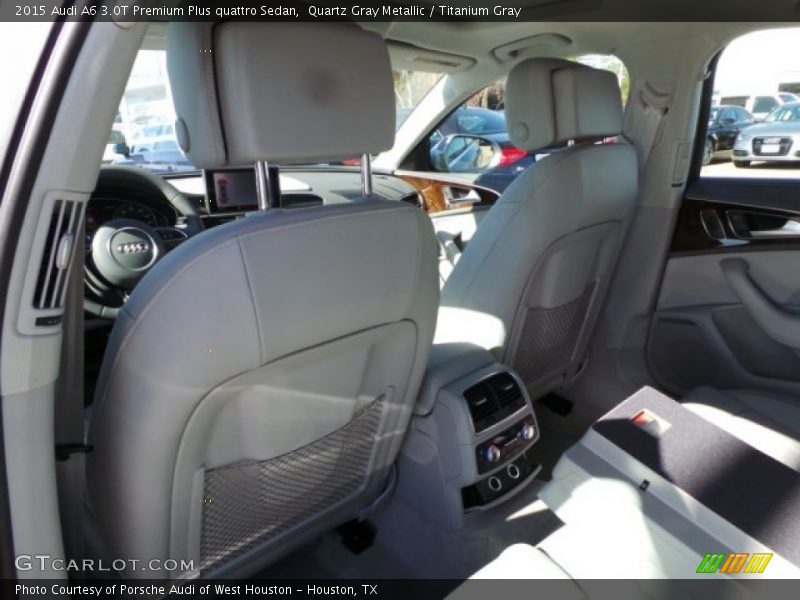 Quartz Gray Metallic / Titanium Gray 2015 Audi A6 3.0T Premium Plus quattro Sedan