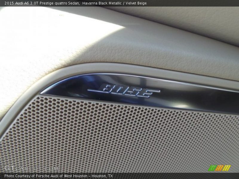 Havanna Black Metallic / Velvet Beige 2015 Audi A6 3.0T Prestige quattro Sedan