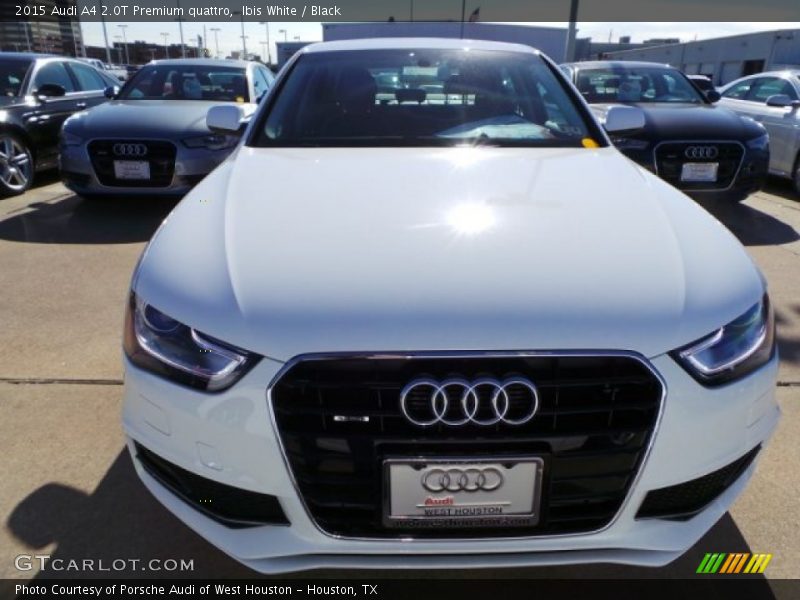 Ibis White / Black 2015 Audi A4 2.0T Premium quattro