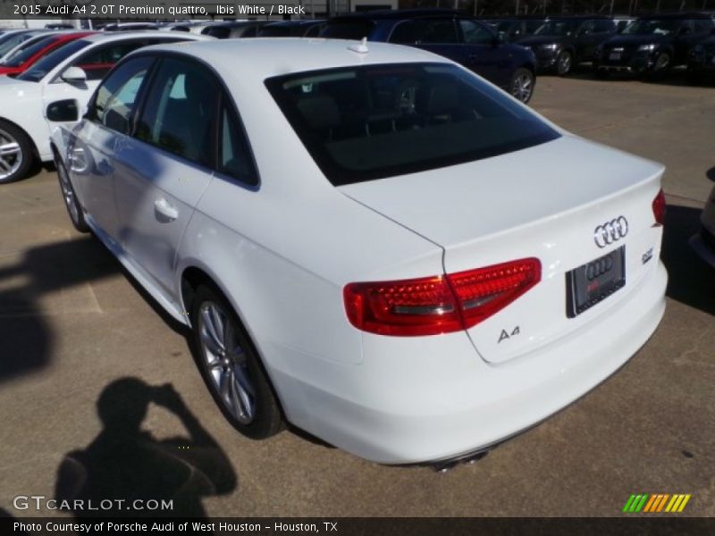 Ibis White / Black 2015 Audi A4 2.0T Premium quattro