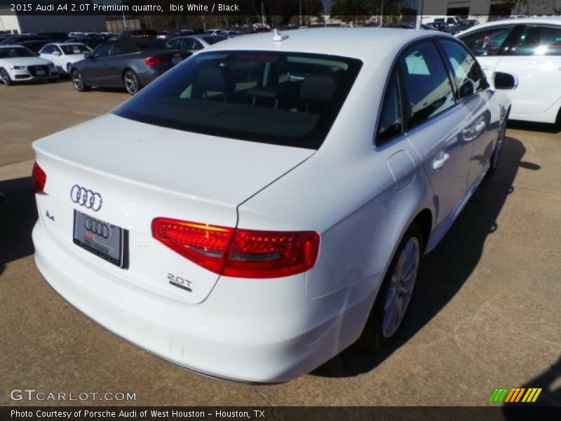Ibis White / Black 2015 Audi A4 2.0T Premium quattro