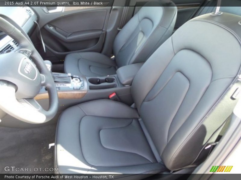 Ibis White / Black 2015 Audi A4 2.0T Premium quattro