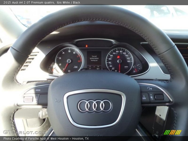 Ibis White / Black 2015 Audi A4 2.0T Premium quattro