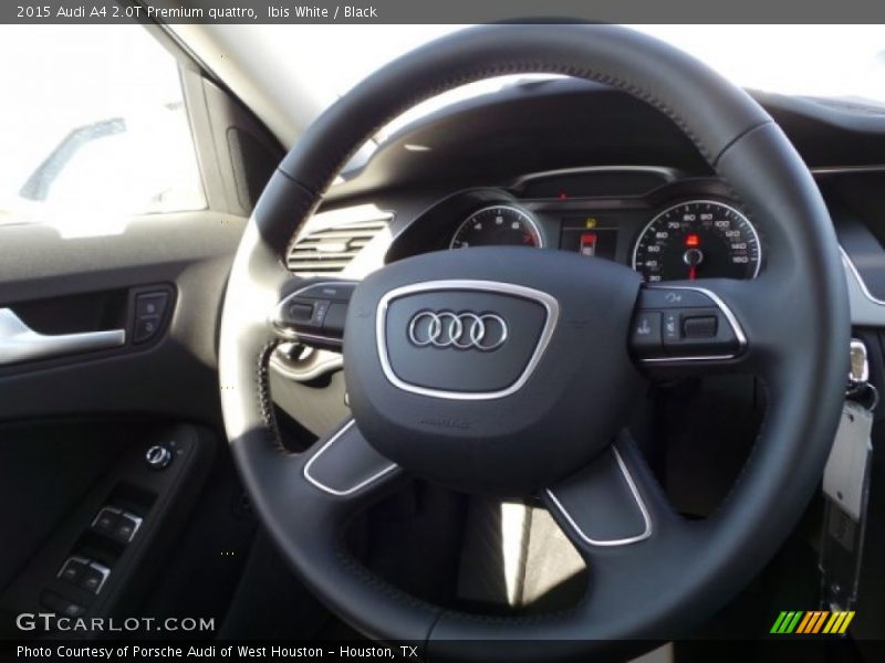 Ibis White / Black 2015 Audi A4 2.0T Premium quattro