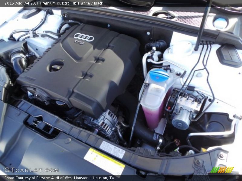 Ibis White / Black 2015 Audi A4 2.0T Premium quattro