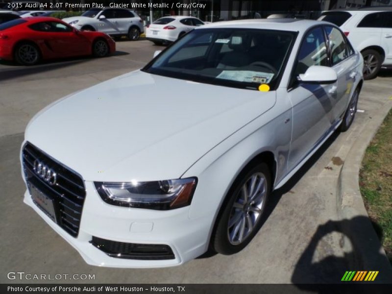 Glacier White Metallic / Gray/Gray 2015 Audi A4 2.0T Premium Plus