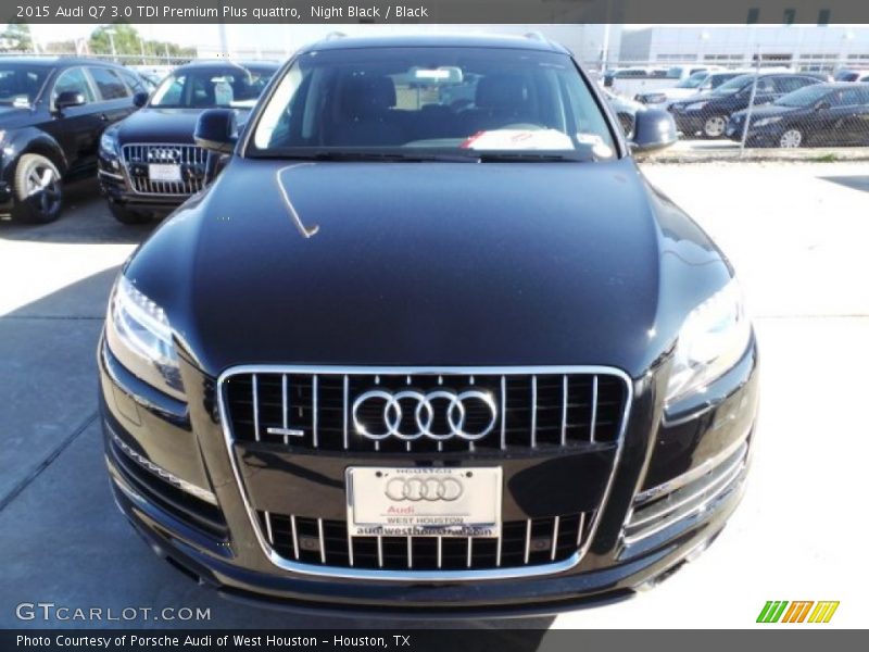 Night Black / Black 2015 Audi Q7 3.0 TDI Premium Plus quattro