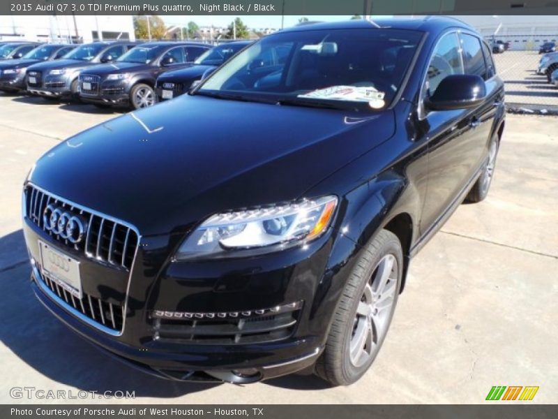 Night Black / Black 2015 Audi Q7 3.0 TDI Premium Plus quattro
