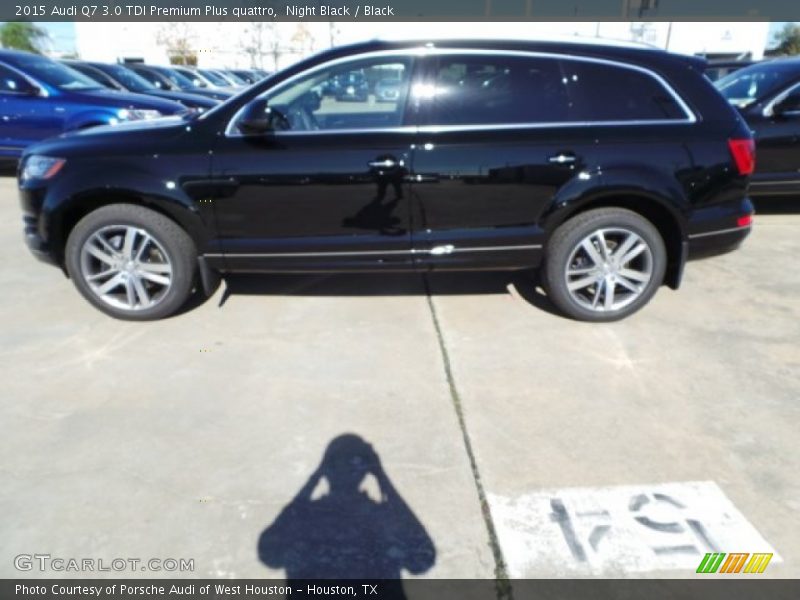 Night Black / Black 2015 Audi Q7 3.0 TDI Premium Plus quattro