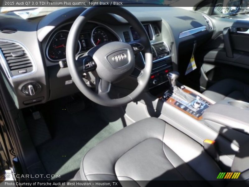 Night Black / Black 2015 Audi Q7 3.0 TDI Premium Plus quattro