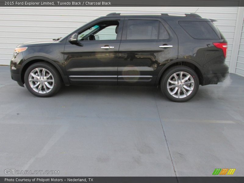 Tuxedo Black / Charcoal Black 2015 Ford Explorer Limited