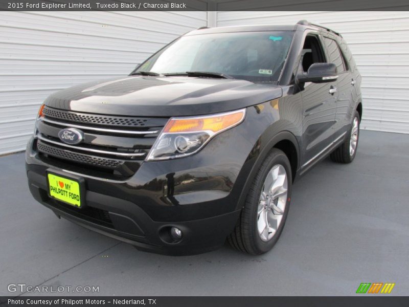 Tuxedo Black / Charcoal Black 2015 Ford Explorer Limited