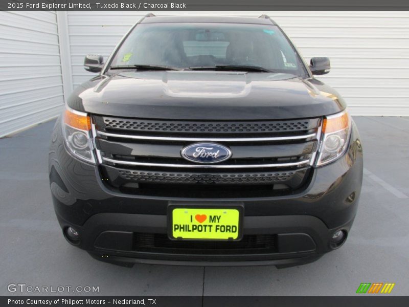 Tuxedo Black / Charcoal Black 2015 Ford Explorer Limited