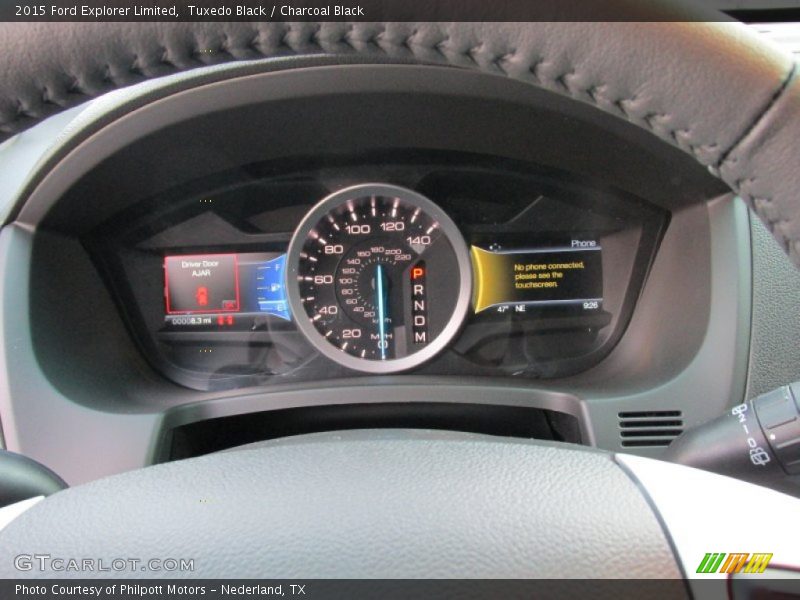 Tuxedo Black / Charcoal Black 2015 Ford Explorer Limited