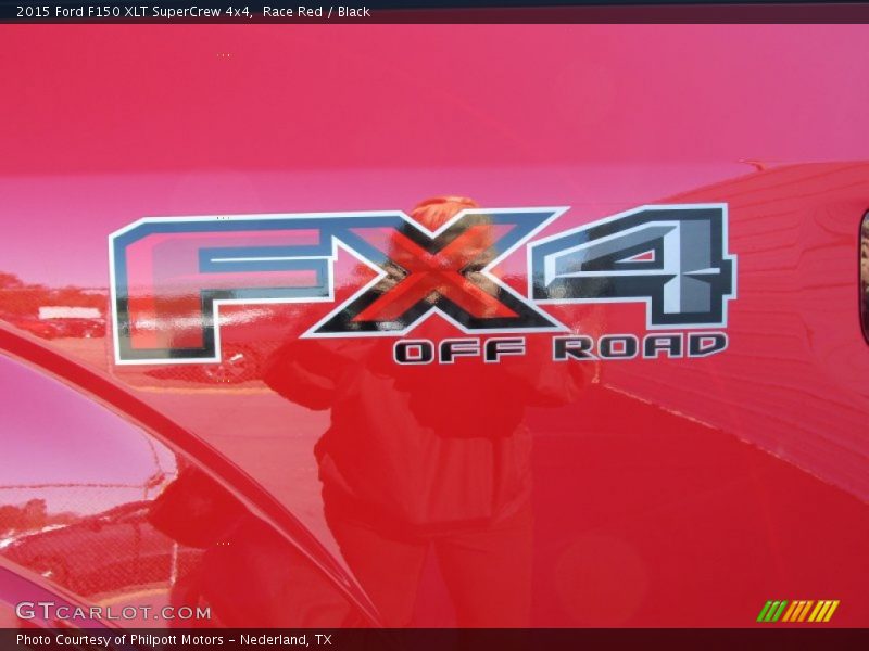 Race Red / Black 2015 Ford F150 XLT SuperCrew 4x4
