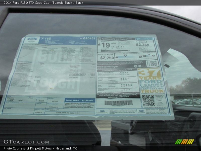 Tuxedo Black / Black 2014 Ford F150 STX SuperCab