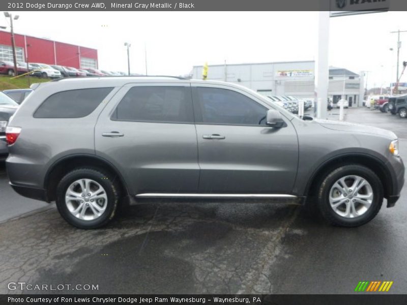 Mineral Gray Metallic / Black 2012 Dodge Durango Crew AWD