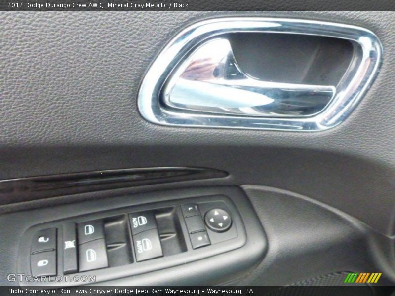 Mineral Gray Metallic / Black 2012 Dodge Durango Crew AWD