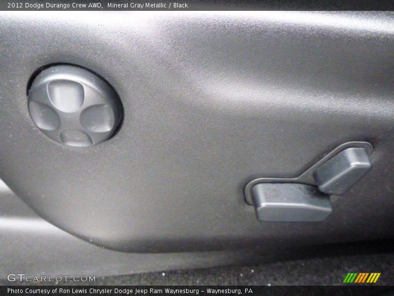 Mineral Gray Metallic / Black 2012 Dodge Durango Crew AWD