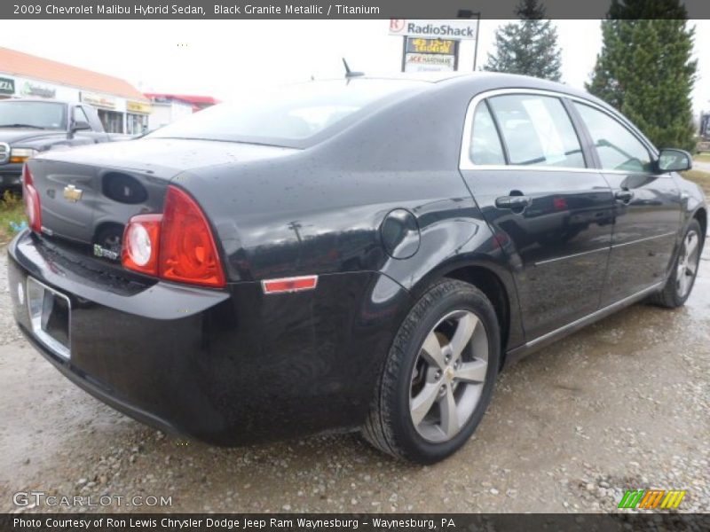 Black Granite Metallic / Titanium 2009 Chevrolet Malibu Hybrid Sedan