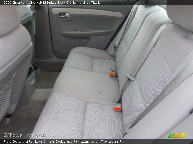 Black Granite Metallic / Titanium 2009 Chevrolet Malibu Hybrid Sedan