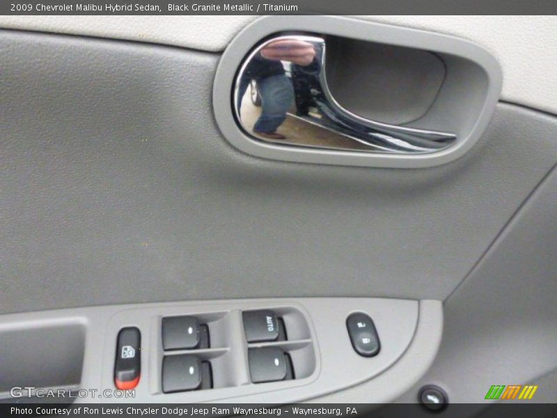 Black Granite Metallic / Titanium 2009 Chevrolet Malibu Hybrid Sedan