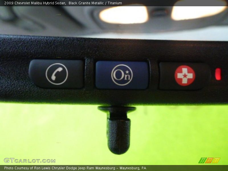 Black Granite Metallic / Titanium 2009 Chevrolet Malibu Hybrid Sedan