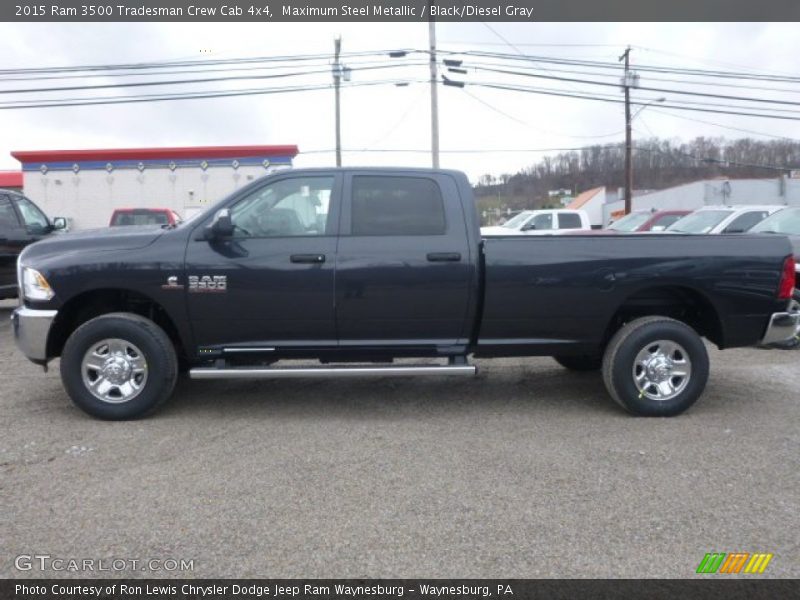 Maximum Steel Metallic / Black/Diesel Gray 2015 Ram 3500 Tradesman Crew Cab 4x4