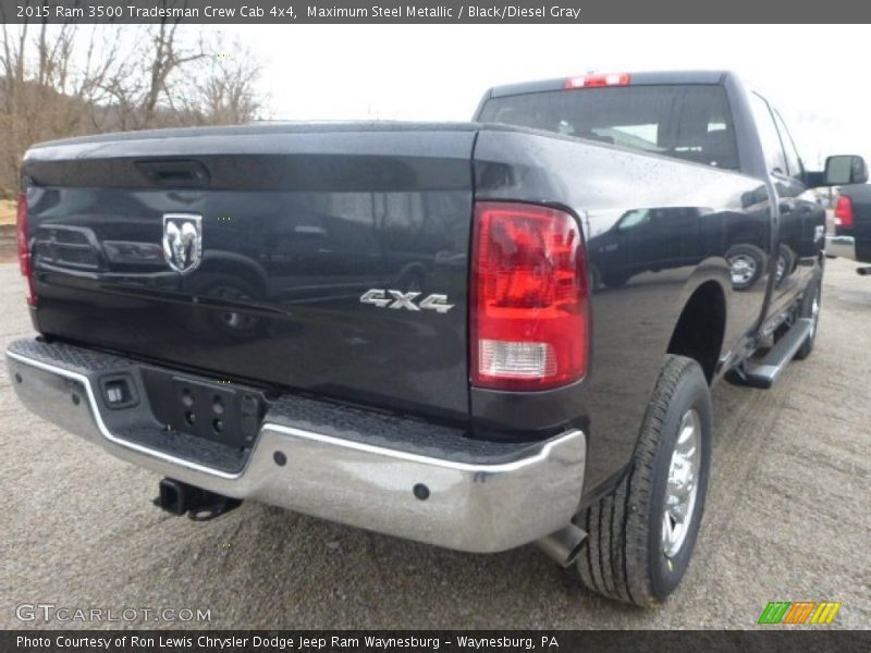 Maximum Steel Metallic / Black/Diesel Gray 2015 Ram 3500 Tradesman Crew Cab 4x4