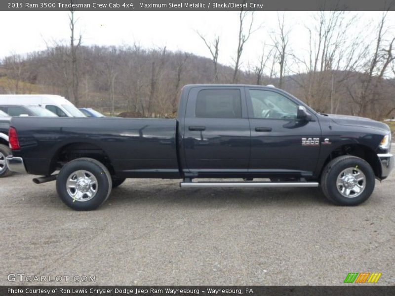 Maximum Steel Metallic / Black/Diesel Gray 2015 Ram 3500 Tradesman Crew Cab 4x4