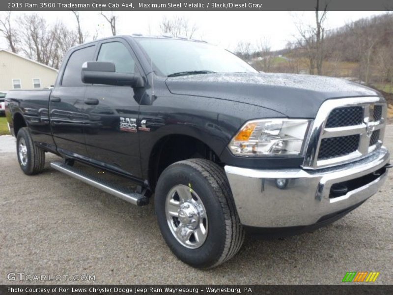Maximum Steel Metallic / Black/Diesel Gray 2015 Ram 3500 Tradesman Crew Cab 4x4