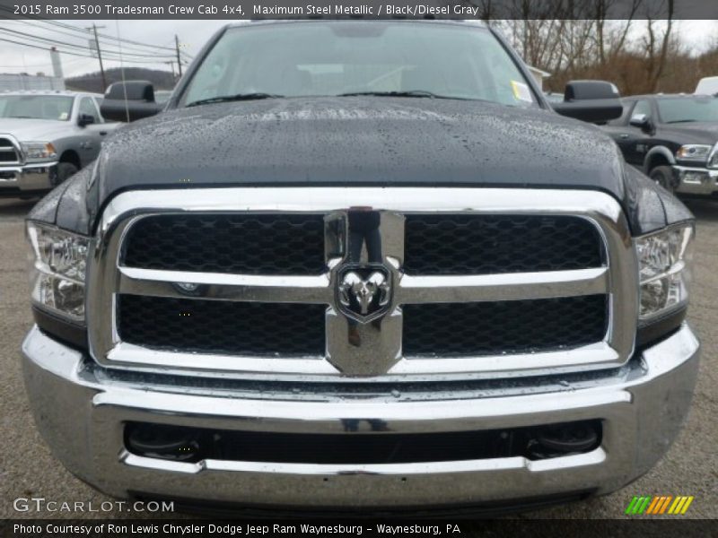 Maximum Steel Metallic / Black/Diesel Gray 2015 Ram 3500 Tradesman Crew Cab 4x4