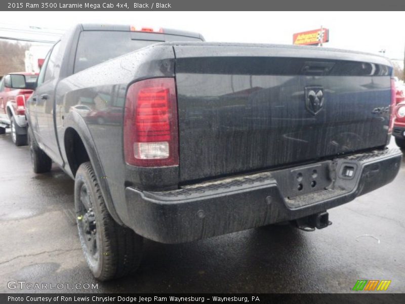 Black / Black 2015 Ram 3500 Laramie Mega Cab 4x4