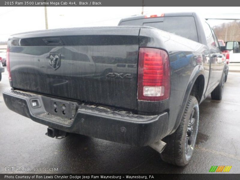 Black / Black 2015 Ram 3500 Laramie Mega Cab 4x4