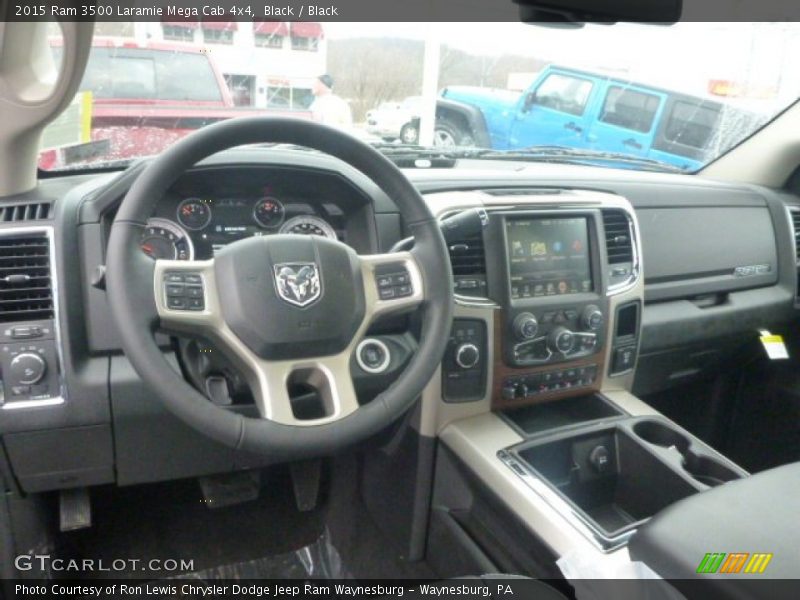 Black / Black 2015 Ram 3500 Laramie Mega Cab 4x4
