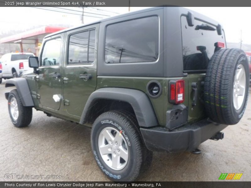 Tank / Black 2015 Jeep Wrangler Unlimited Sport 4x4