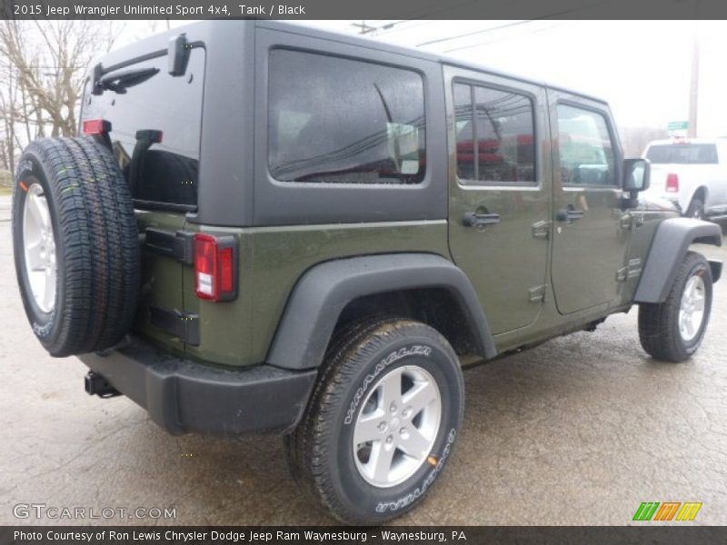 Tank / Black 2015 Jeep Wrangler Unlimited Sport 4x4