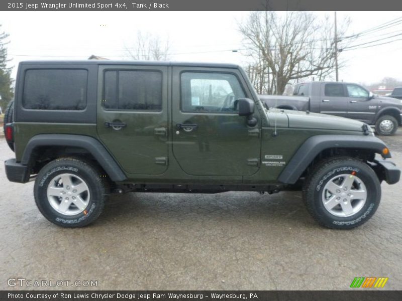 Tank / Black 2015 Jeep Wrangler Unlimited Sport 4x4