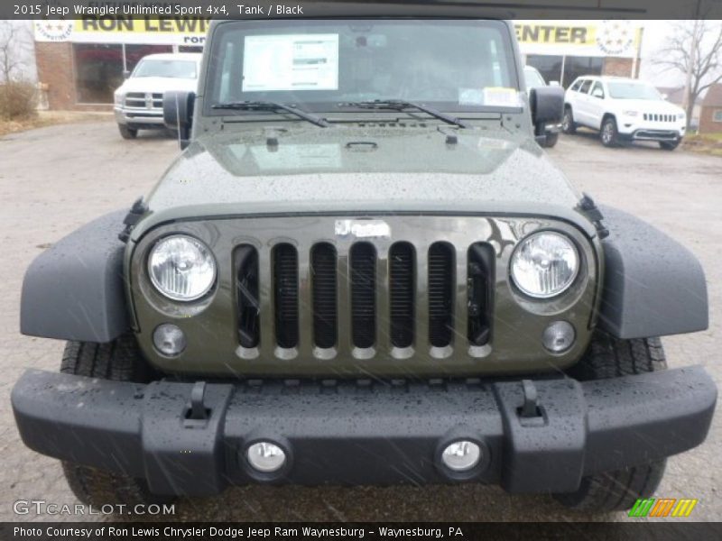 Tank / Black 2015 Jeep Wrangler Unlimited Sport 4x4
