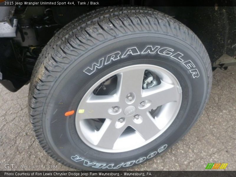 Tank / Black 2015 Jeep Wrangler Unlimited Sport 4x4