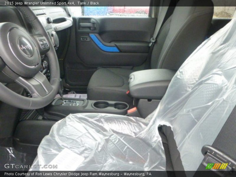 Tank / Black 2015 Jeep Wrangler Unlimited Sport 4x4