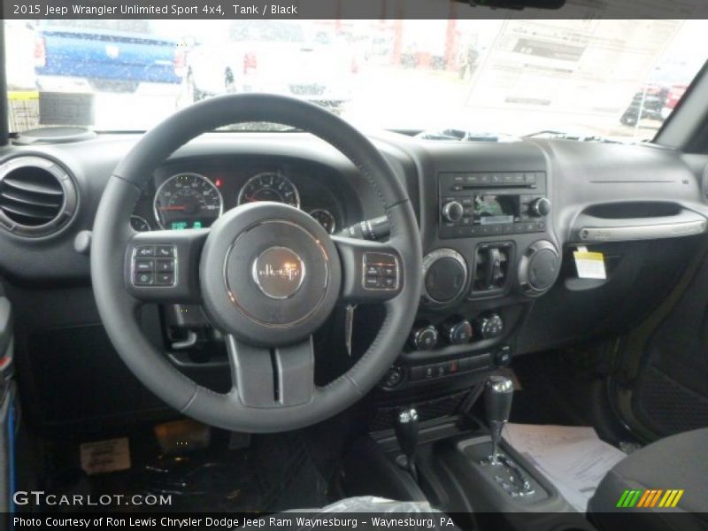Tank / Black 2015 Jeep Wrangler Unlimited Sport 4x4