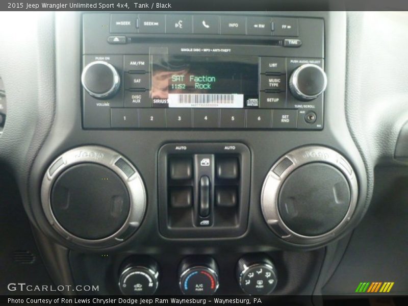 Tank / Black 2015 Jeep Wrangler Unlimited Sport 4x4