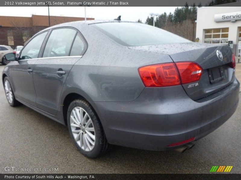 Platinum Gray Metallic / Titan Black 2012 Volkswagen Jetta SEL Sedan